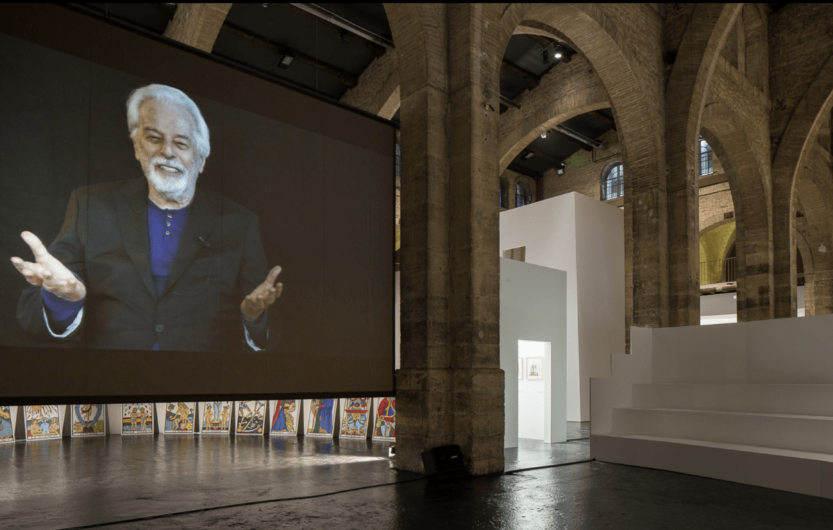 Vue de l'exposition "Alejandro Jodorowsky", Capc Musée d'art contemporain de Bordeaux, (28.05 - 31.10.2015). Photo Arthur Péquin